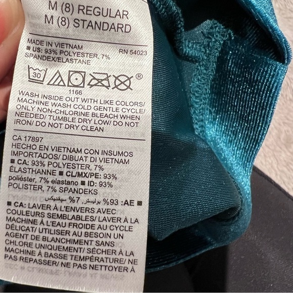 OLD navy teal dress size girls size 8 butterfly sleeves spring easter blue/Green - Picture 8 of 8